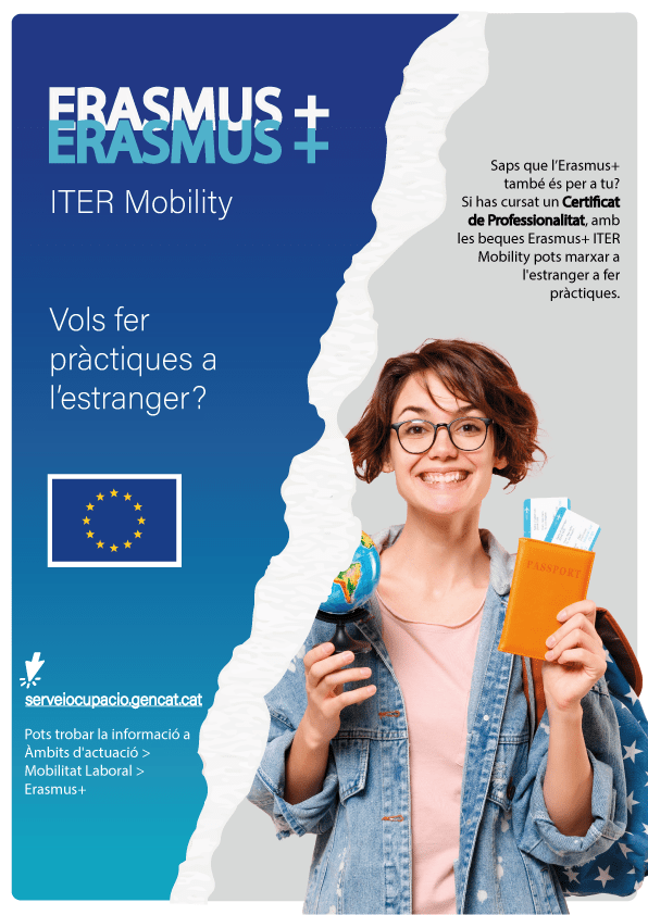 Si has cursat un certificat de professionalitat, amb les beques Erasmus+ Iter Mobility pots fer pràctiques a l'estranger